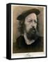 Portrait of Alfred, Lord Tennyson-Julia Margaret Cameron-Framed Stretched Canvas