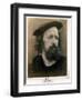 Portrait of Alfred, Lord Tennyson-Julia Margaret Cameron-Framed Giclee Print