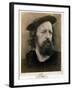 Portrait of Alfred, Lord Tennyson-Julia Margaret Cameron-Framed Giclee Print