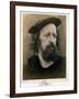 Portrait of Alfred, Lord Tennyson-Julia Margaret Cameron-Framed Giclee Print