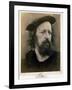 Portrait of Alfred, Lord Tennyson-Julia Margaret Cameron-Framed Giclee Print