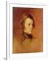 Portrait of Alfred Lord Tennyson-Samuel Laurence-Framed Giclee Print