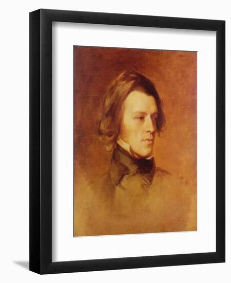 Portrait of Alfred Lord Tennyson-Samuel Laurence-Framed Giclee Print