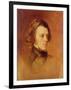 Portrait of Alfred Lord Tennyson-Samuel Laurence-Framed Giclee Print