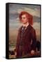 Portrait of Algernon Charles Swinburne (1837-1909)-William Bell Scott-Framed Stretched Canvas