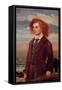 Portrait of Algernon Charles Swinburne (1837-1909)-William Bell Scott-Framed Stretched Canvas