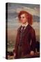 Portrait of Algernon Charles Swinburne (1837-1909)-William Bell Scott-Stretched Canvas