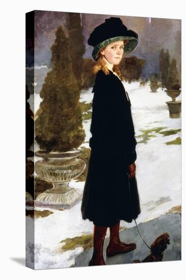 Portrait of Alice Davison-Cecilia Beaux-Stretched Canvas