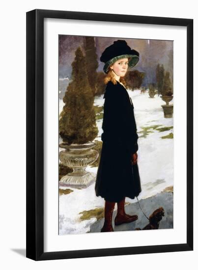 Portrait of Alice Davison-Cecilia Beaux-Framed Giclee Print