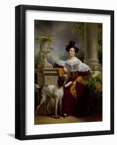 Portrait of Alida Christina Assink-Jan Adam Kruseman-Framed Art Print