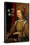 Portrait of Alienor of Portugal, after an Original of 1468 (Painting)-Hans Burgkmair-Stretched Canvas