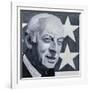 Portrait of Alistair Cooke, illustration for 'The Listener', 1970s-Barry Fantoni-Framed Giclee Print