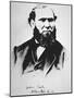 Portrait of Allan Pinkerton, founder of Pinkerton's National Detective Agency in 1850-null-Mounted Giclee Print