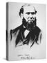 Portrait of Allan Pinkerton, founder of Pinkerton's National Detective Agency in 1850-null-Stretched Canvas