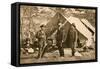 Portrait of Allan Pinkerton, President Lincoln and Major J. A. Mcclernand, 1862-Mathew Brady-Framed Stretched Canvas