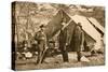 Portrait of Allan Pinkerton, President Lincoln and Major J. A. Mcclernand, 1862-Mathew Brady-Stretched Canvas