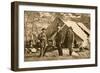 Portrait of Allan Pinkerton, President Lincoln and Major J. A. Mcclernand, 1862-Mathew Brady-Framed Giclee Print