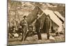 Portrait of Allan Pinkerton, President Lincoln and Major J. A. Mcclernand, 1862-Mathew Brady-Mounted Giclee Print