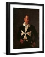 Portrait of Alof De Wignacourt-Caravaggio-Framed Giclee Print