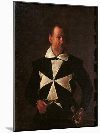 Portrait of Alof De Wignacourt-Caravaggio-Mounted Giclee Print