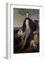 Portrait of Alphonse de Lamartine 1830-Henri Decaisne-Framed Giclee Print