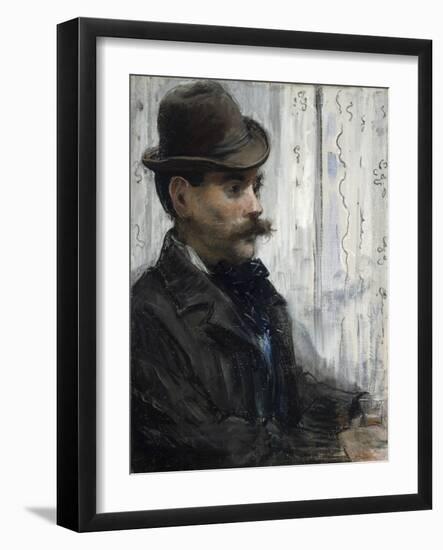 Portrait of Alphonse Maureau, C.1880-Edouard Manet-Framed Giclee Print