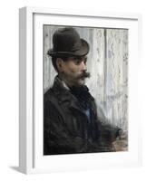 Portrait of Alphonse Maureau, C.1880-Edouard Manet-Framed Giclee Print