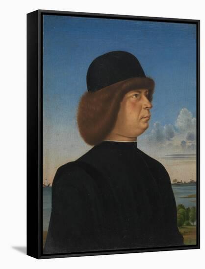 Portrait of Alvise Contarini, c.1485-95-Jacometto Veneziano-Framed Stretched Canvas