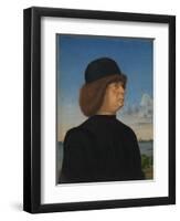 Portrait of Alvise Contarini, c.1485-95-Jacometto Veneziano-Framed Giclee Print