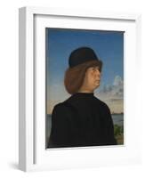 Portrait of Alvise Contarini, c.1485-95-Jacometto Veneziano-Framed Giclee Print