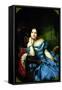 Portrait of Amalia De Llano U Dotres (1821-74), Countess of Vilches, 1853-Federico de Madrazo y Kuntz-Framed Stretched Canvas