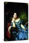 Portrait of Amalia De Llano U Dotres (1821-74), Countess of Vilches, 1853-Federico de Madrazo y Kuntz-Stretched Canvas
