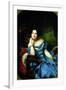 Portrait of Amalia De Llano U Dotres (1821-74), Countess of Vilches, 1853-Federico de Madrazo y Kuntz-Framed Giclee Print