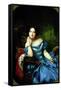 Portrait of Amalia De Llano U Dotres (1821-74), Countess of Vilches, 1853-Federico de Madrazo y Kuntz-Framed Stretched Canvas