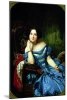 Portrait of Amalia De Llano U Dotres (1821-74), Countess of Vilches, 1853-Federico de Madrazo y Kuntz-Mounted Giclee Print