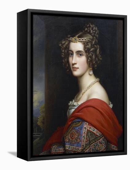 Portrait of Amalia Von Schintling, 1831-Joseph Karl Stieler-Framed Stretched Canvas