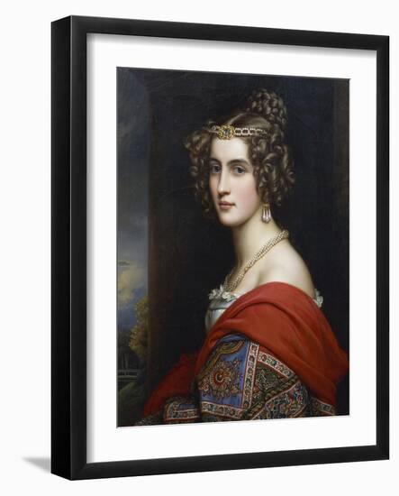 Portrait of Amalia Von Schintling, 1831-Joseph Karl Stieler-Framed Giclee Print