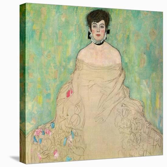 Portrait of Amalie Zuckerkandl, 1917-1918-Gustav Klimt-Stretched Canvas