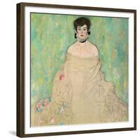 Portrait of Amalie Zuckerkandl, 1917-1918-Gustav Klimt-Framed Premium Giclee Print