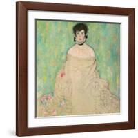 Portrait of Amalie Zuckerkandl, 1917-1918-Gustav Klimt-Framed Art Print