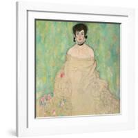 Portrait of Amalie Zuckerkandl, 1917-1918-Gustav Klimt-Framed Art Print