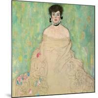 Portrait of Amalie Zuckerkandl, 1917-1918-Gustav Klimt-Mounted Art Print