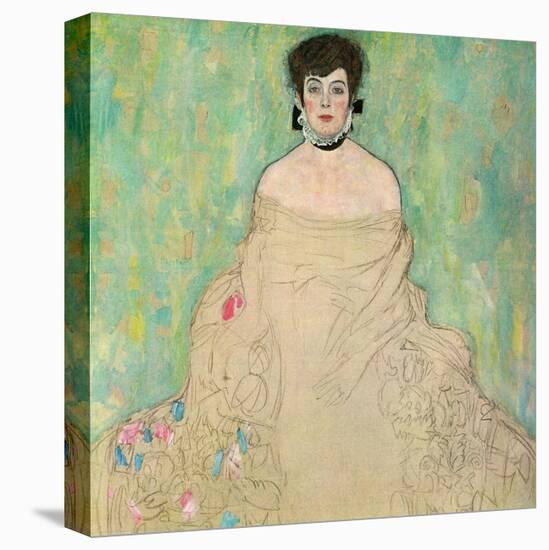 Portrait of Amalie Zuckerkandl, 1917-1918-Gustav Klimt-Stretched Canvas