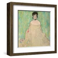 Portrait of Amalie Zuckerkandl, 1917-1918-Gustav Klimt-Framed Art Print