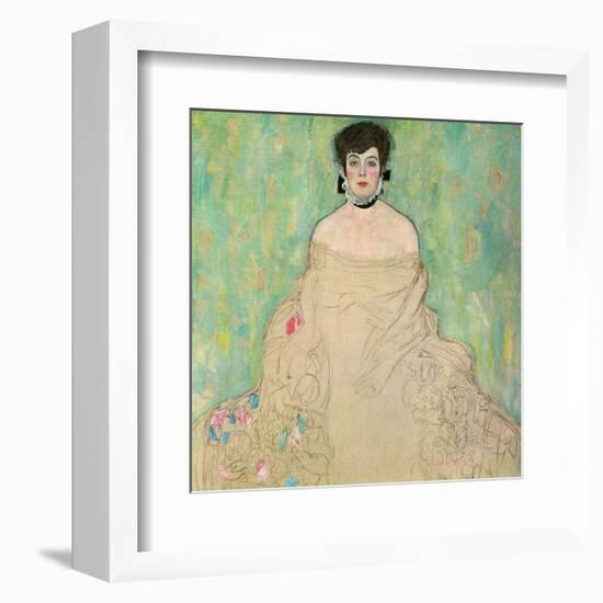 Portrait of Amalie Zuckerkandl, 1917-1918-Gustav Klimt-Framed Art Print