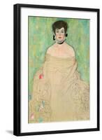 Portrait of Amalie Zuckerkandl-Gustav Klimt-Framed Art Print