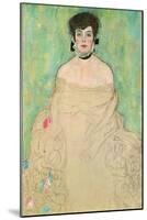 Portrait of Amalie Zuckerkandl-Gustav Klimt-Mounted Art Print