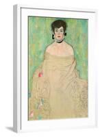 Portrait of Amalie Zuckerkandl-Gustav Klimt-Framed Art Print