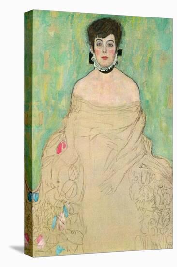 Portrait of Amalie Zuckerkandl-Gustav Klimt-Stretched Canvas