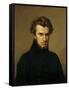 Portrait of Ambroise Thomas 1834-Hippolyte Flandrin-Framed Stretched Canvas